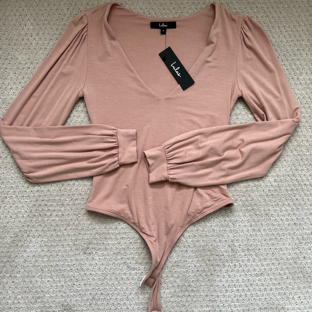 Lulu’s Pink Bodysuit